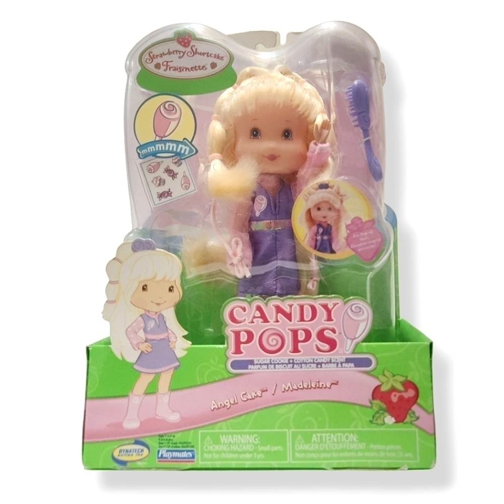 Strawberry Shortcake Candy Pops 2006 Playmates Angel Cake Doll Brand New in Box